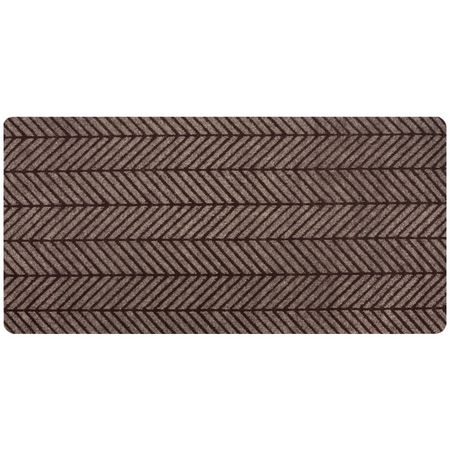 коврик РЫЖИЙ КОТ 67х140см полиэстер, резина, коричневый