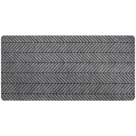 коврик РЫЖИЙ КОТ 67х140см полиэстер, резина, серый