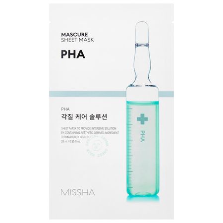 маска для лица MISSHA Отшелушивающая с PHA кислотами 28мл