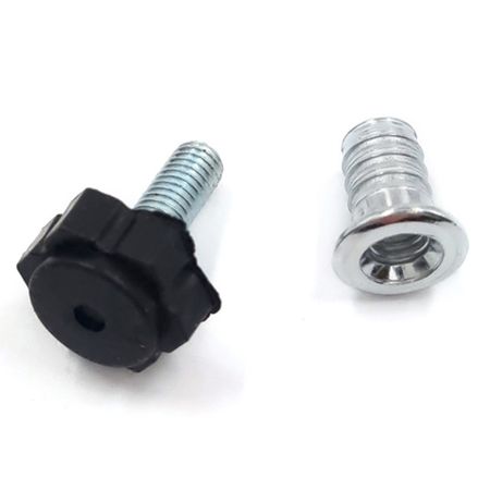 ножка мебельная 27мм + вставка регулируемая 2шт