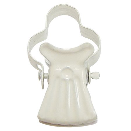 зажим для колец УЮТ 10шт 35мм белый, арт.2014775