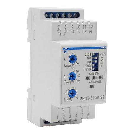 реле напряжения Новатек-Электро перекоса и последовательности фаз