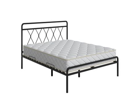 Кровать Steel (Металл Черный) 140x200