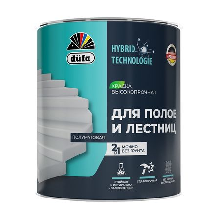 эмаль акриловая DUFA Для полов и лестниц белая 2л, арт.МП00-012511