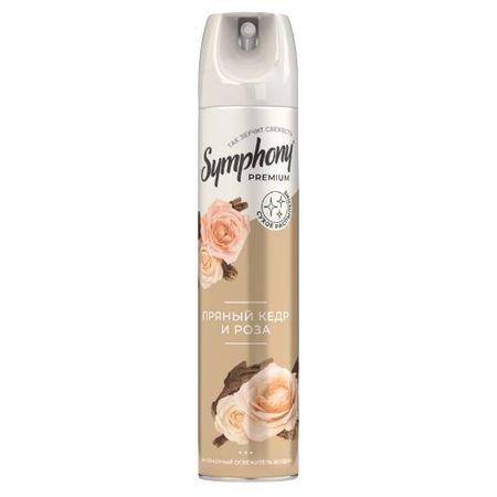 освежитель воздуха SYMPHONY Пряный кедр и роза 300мл аэрозоль