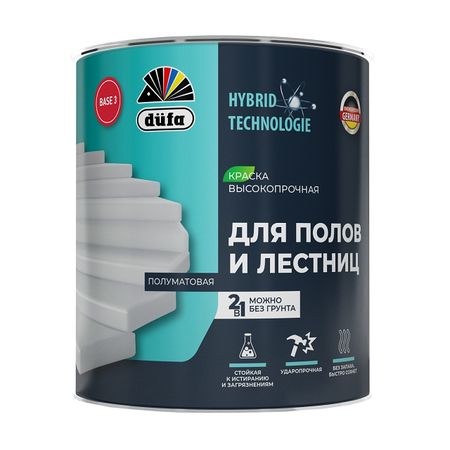 эмаль акриловая DUFA Для полов и лестниц бесцветная 0,65л, арт.МП00-012512