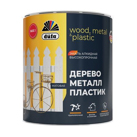 эмаль алкидная DUFA Дерево металл пластик бесцветная 1,75л, арт.МП00-012377