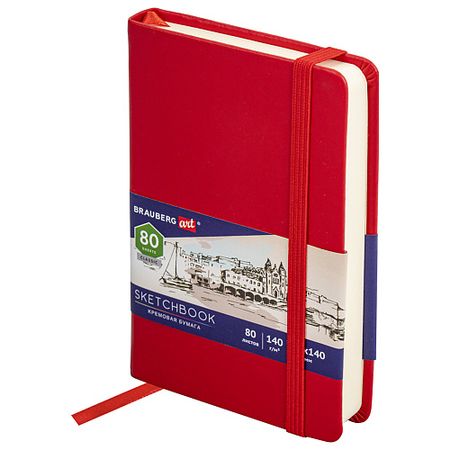 Блокнот BRAUBERG Скетчбук Слоновая кость