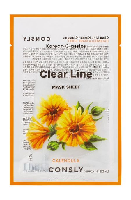 Consly Korean Classics Clear Line Calendula Mask Sheet