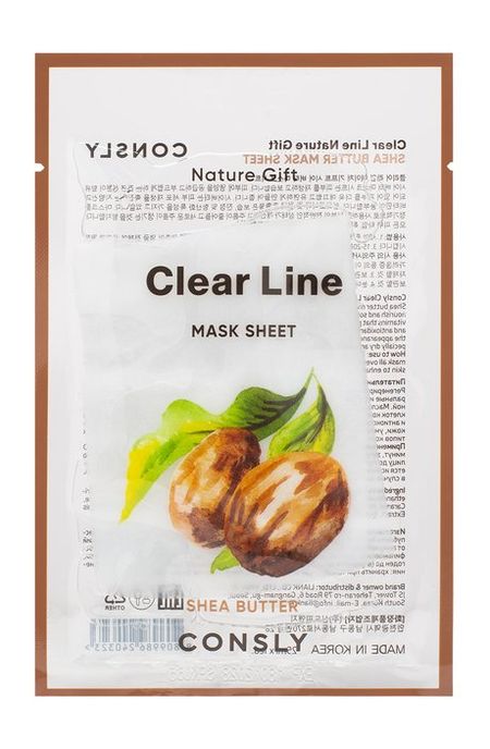Consly Nature Gift Clear Line Shea Butter Mask Sheet