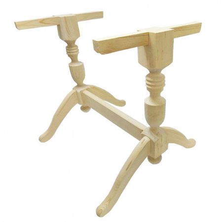 подстолье деревянное двойное 720x720x800мм хв/п сорт А деревянное лото собирай ка