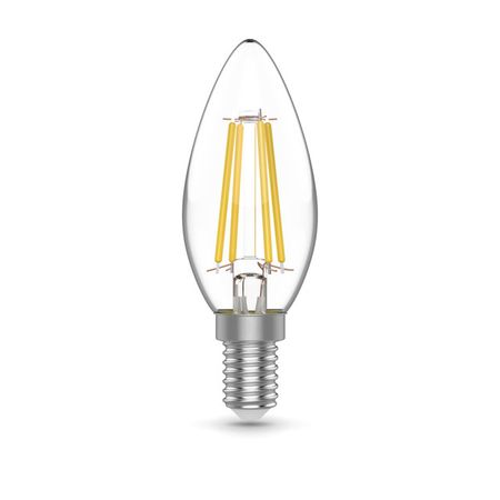 лампа GAUSS Basic Filament 5,5Вт Е14 LED 510Лм 2700К 3шт свеча