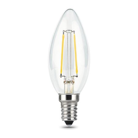 лампа GAUSS Filament 7Вт Е14 LED 580Лм 4100К свеча