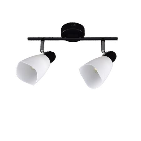 спот РОССВЕТ Розмари 2х20Вт Е27 металл черный розмари айхингер едят ли покойники торты с клубникой