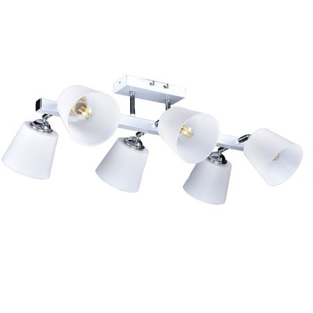 люстра потолочная РОССВЕТ Мечта 6х20Вт E27 металл белый наташа шейдхау роботы как мечта стала реальностью