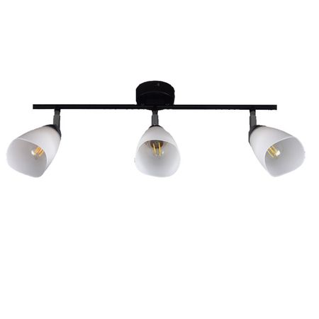 спот РОССВЕТ Розмари 3х20Вт Е27 металл черный розмари айхингер едят ли покойники торты с клубникой