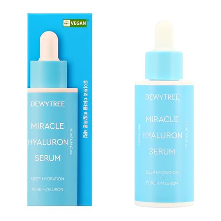 Сыворотка для лица DEWYTREE MIRACLE с гиалуроновой кислотой и морской водой увлажняющая 40 мл таня штевнер тайна города под водой