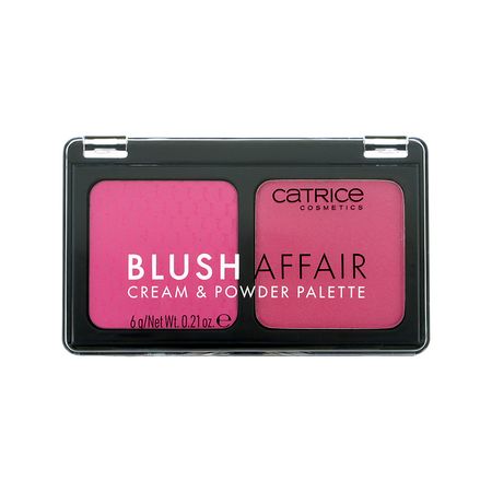 Палетка румян для лица CATRICE BLUSH AFFAIR Cream & Powder тон 020 Pleasing pink