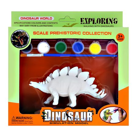 Игрушка LADY PINK TOYS Динозавр с красками игрушка прикол весёлый ныряльщик