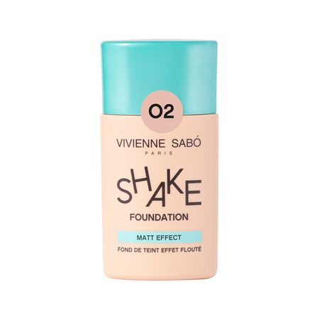 Крем тональный для лица VIVIENNE SABO SHAKE FOUNDATION MATT матирующий тон 02