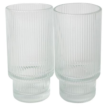 набор стаканов TODELIA Festive 2шт. 330мл стекло