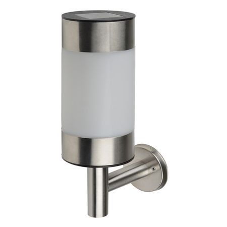 светильник на солнечной батарее UNIEL Sydney 1Вт аккумулятор IP44 серебро подарочная коробка металлик серебро маленькая