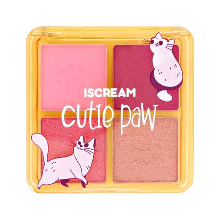 Палетка теней для век ISCREAM CUTIE PAW тон 13-16