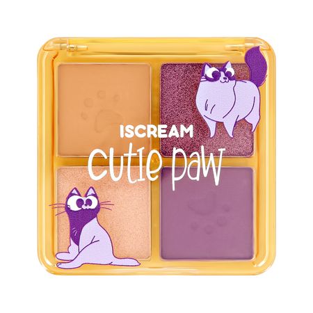 Палетка теней для век ISCREAM CUTIE PAW тон 01-04