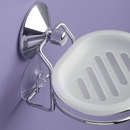 мыльница подвесная VERRAN Real вакуумные присоски хром