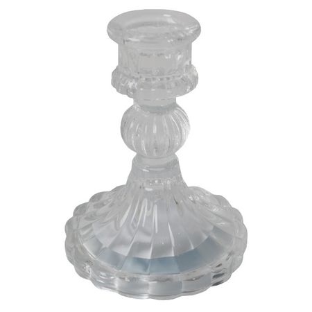 подсвечник MAXIJOY Crystal 8х8х10,5см стекло