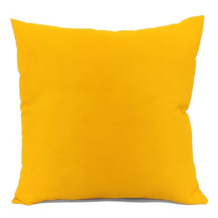 подушка декоративная габардин 45х45см желтая, арт.Г-45 желтый