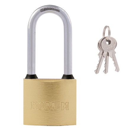 замок навесной НОРА-М ЗН-810дд 38мм длинная дужка