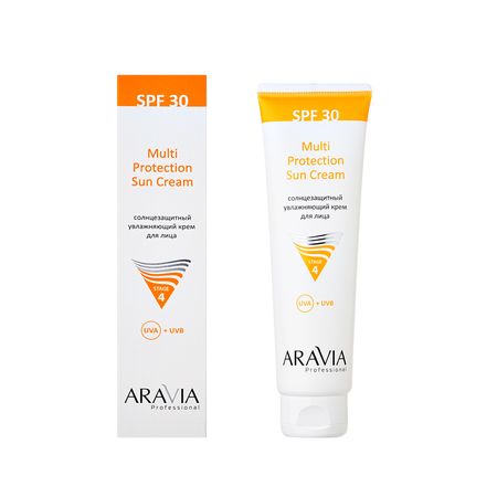 Крем для лица ARAVIA PROFESSIONAL солнцезащитный увлажняющий SPF 30 100 мл амир м карам омолаживающие процедуры при инволютивных изменениях лица