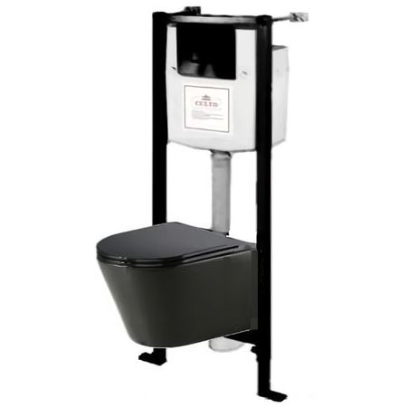 комплект инсталляции CULTO Monet 3в1 40см унитаз клавиша черный