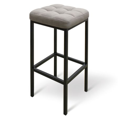 стул полубарный Камелот 350х350х650мм катания какао металл/ткань