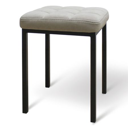 табурет Пуф 350х350х470мм катания хумус металл/ткань