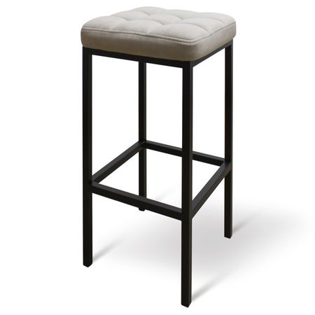 стул полубарный Камелот 350х350х650мм катания хумус металл/ткань