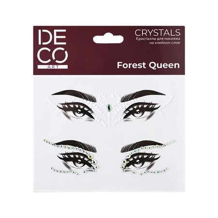Кристаллы для лица и тела DECO. CRYSTALS by Miami tattoos Forest Queen 1 шт стразы для лица китай