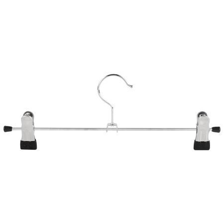 вешалка РЫЖИЙ КОТ 29см для юбок металл с зажимами серебристый