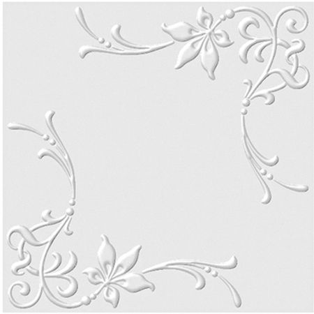 плита потолочная FORMAT экструдированная 50х50см 8шт белая, арт. 038020-WH-0036