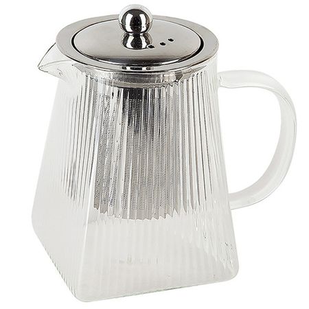 чайник заварочный NOUVELLE HOME Pyramid 0,35л боросиликатное стекло, нерж.сталь