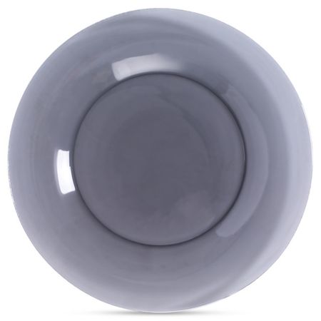 тарелка OSZ Симпатия 25см обеденная стекло графит