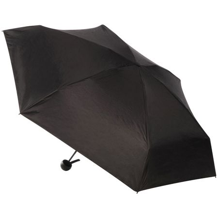 зонт мужской механический 90см пластик черный