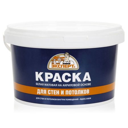 краска для стен и потолков ЭКСПЕРТ белая 3кг, арт.15761 лорен блэквуд среди проклятых стен