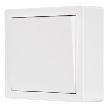 выключатель 1-клавишный LEZARD Leto белый