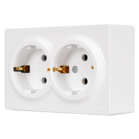 розетка 2 поста LEZARD Leto ПБТ с/з белый времена года мои первые наклейки 3