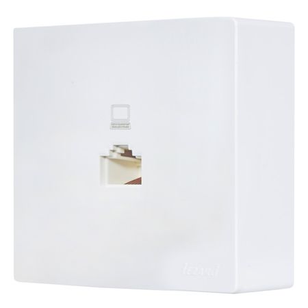 розетка компьютерная 1 пост LEZARD Leto белый