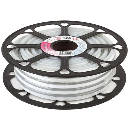 лента светодиодная  ЭРА RIVOLI 220В 7Вт 2835 120д/м IP67 20м розовая