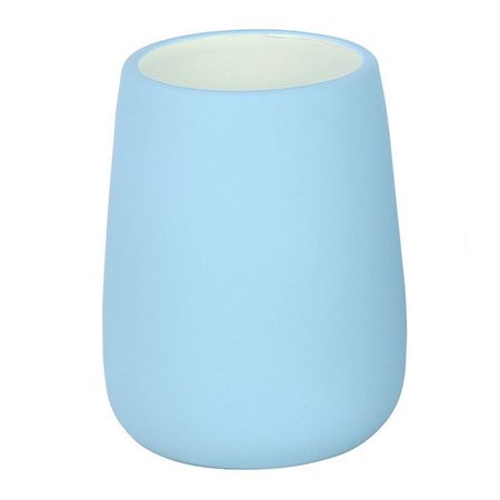 стакан для зубных щеток АКВАЛИНИЯ Soft голубой