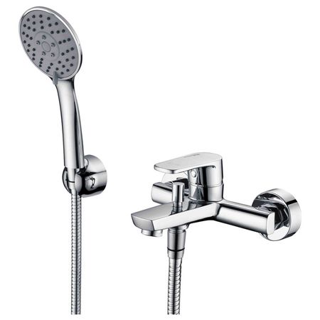 смеситель для ванны WASSER KRAFT Dill 6101 короткий излив хром